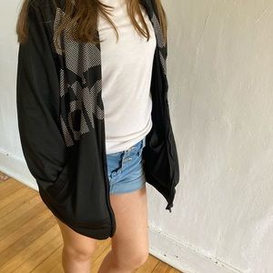 Adidas black zip up jacket. Perfect condition